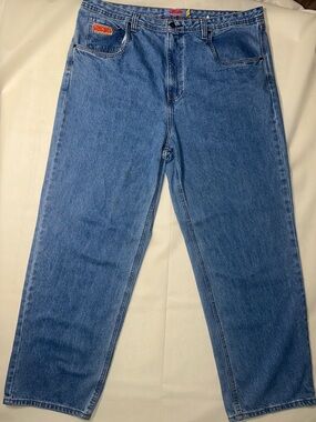 Empyre Straight Leg Men's Jeans in Classic Blue Denim